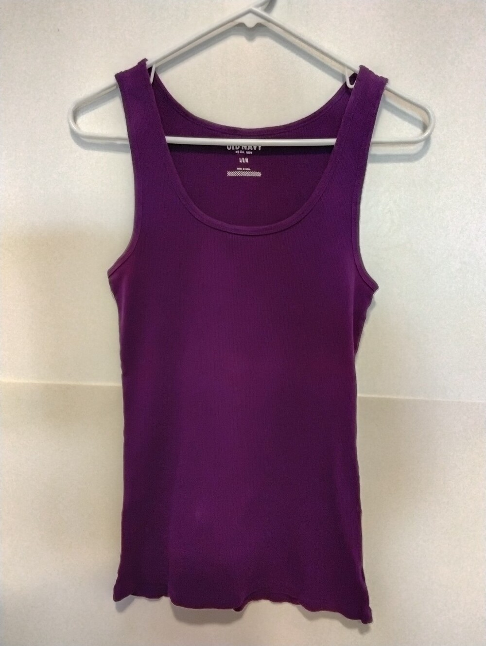 Old Navy Women's Deep Purple Scoop Neck Tank Top